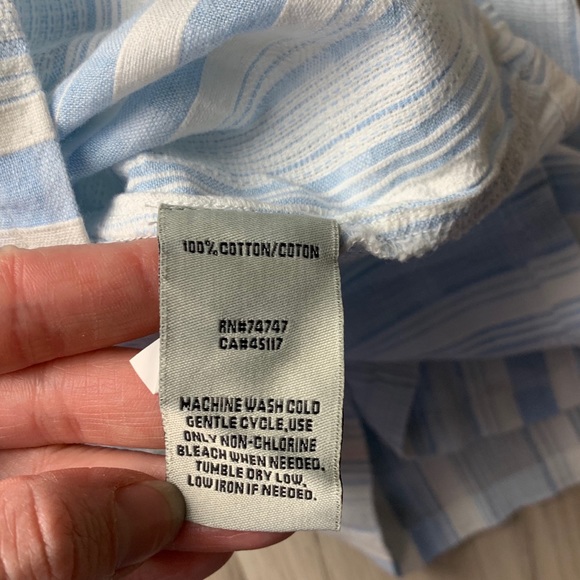 Bob Timberlake Blue White Stripe Camisole NWT - Picture 5 of 6